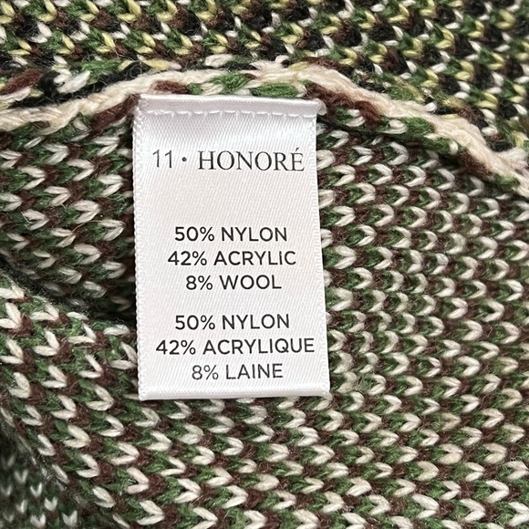 11 Honore Women’s Alexis Pattern Sweater, Abstract Colors, Size 0, NWT - Picture 12 of 13